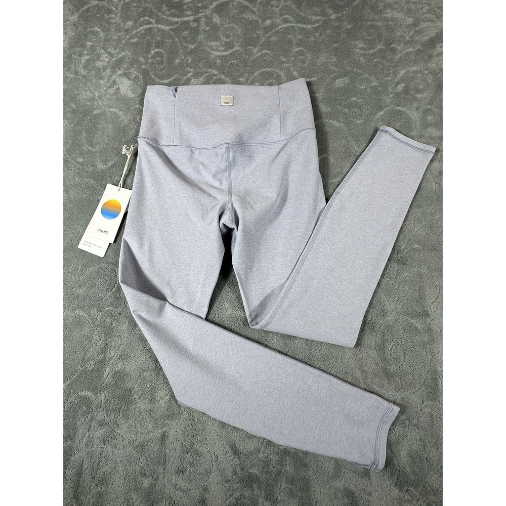 Vuori Clean Elevation Legging Rain Heather Gray Womens Small Wide Waistband New